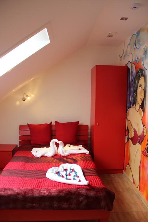 Gargzdu Pramogos Hotell Gargždai Rum bild